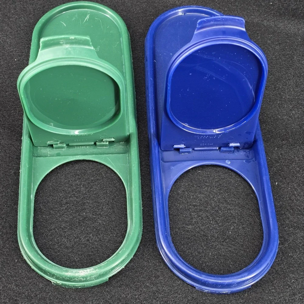 Set‎ of 3 Vtg Tupperware Modular Mates Containers Oval Green 1616 2241C 2351